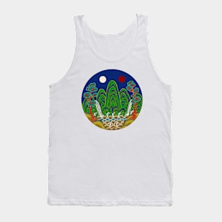 Minhwa: Sun, Moon and 5 Peaks: King's painting D_1 Type (Korean traditional/folk art) Tank Top